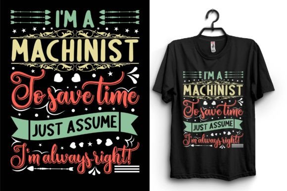 Machinist Typography T-shirt Design Review