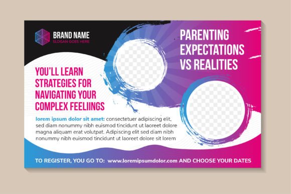 Parenting Expectation Horizontal Banner: Graphics for Print Templates