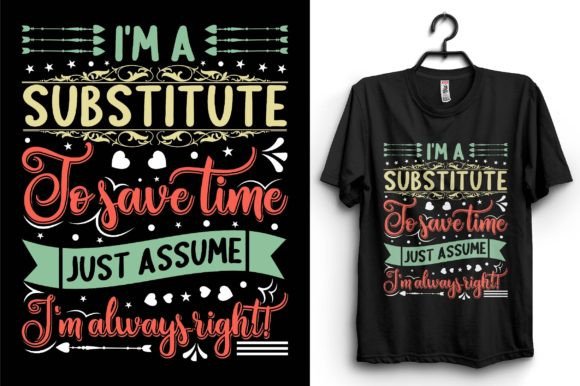 Substitute Typography T-shirt Design: A Designer's Review