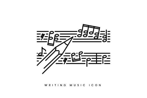 Writing Note Music Icon: Essential Graphics for Modern Icons